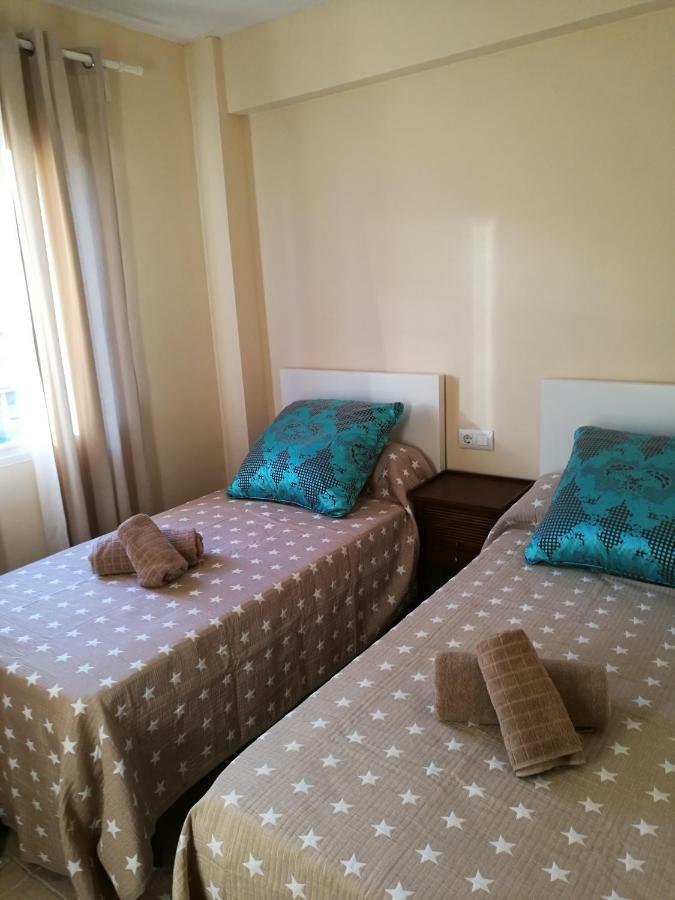 Apartamento Primera Linea De La Playa De 甘迪亚 外观 照片