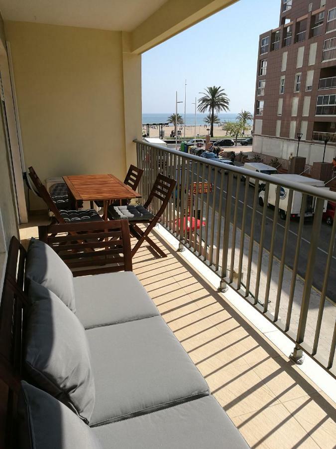 Apartamento Primera Linea De La Playa De 甘迪亚 外观 照片