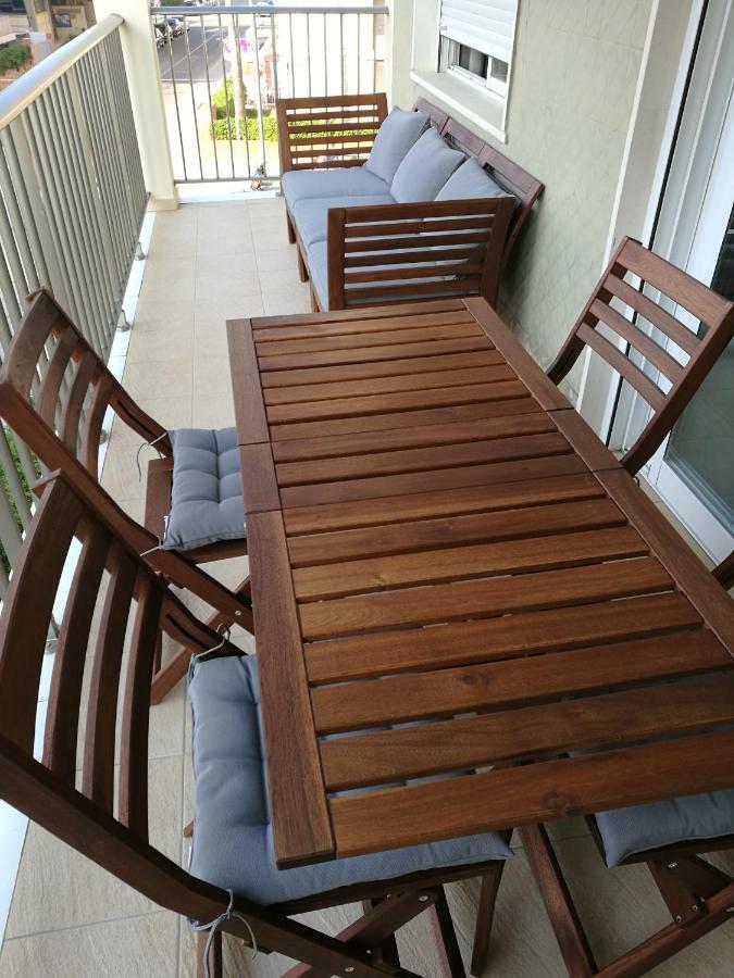 Apartamento Primera Linea De La Playa De 甘迪亚 外观 照片